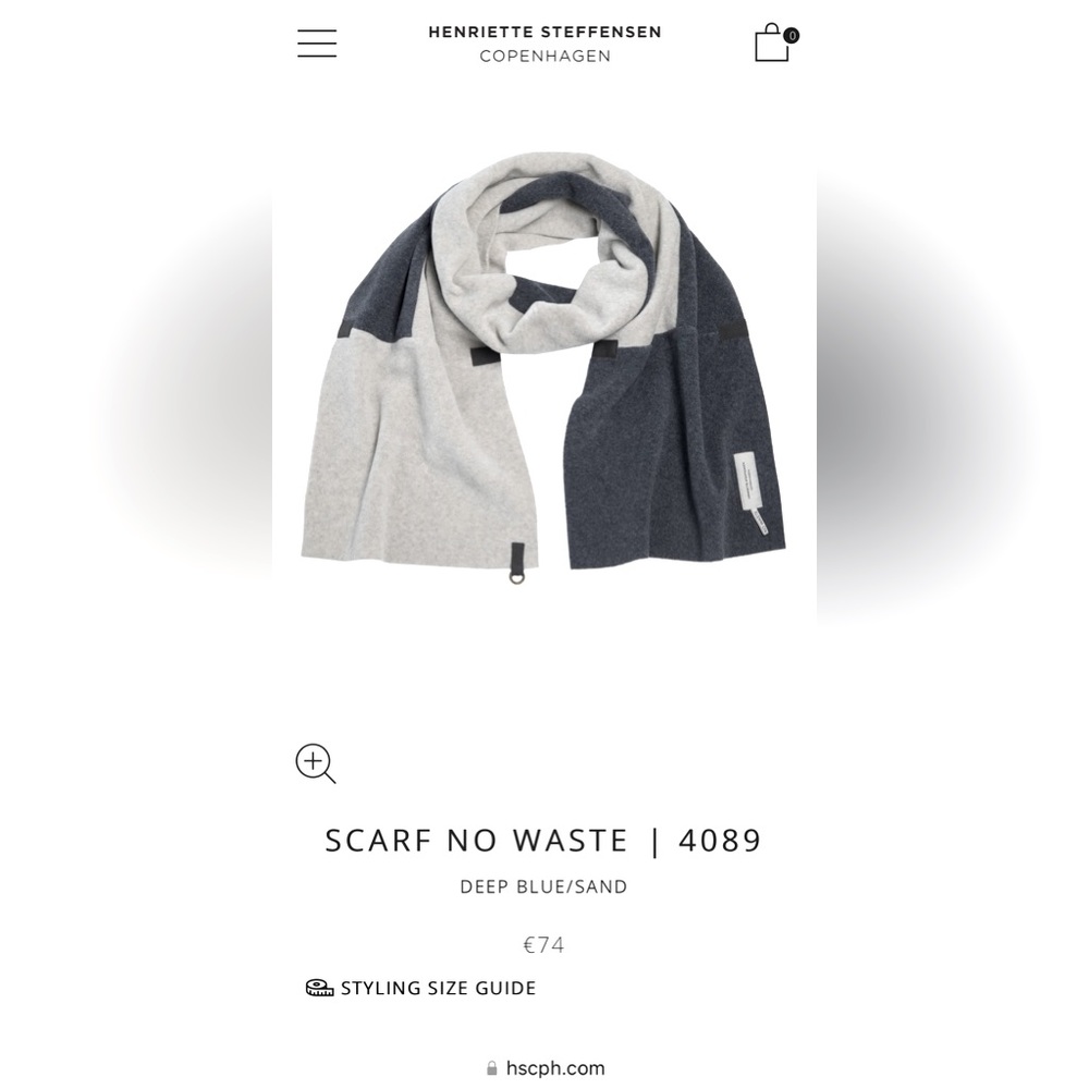 Henriette Steffensen Copenhagen - Scarf No Waste